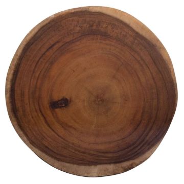 Image of Sequoia Round Wood Charger 13"